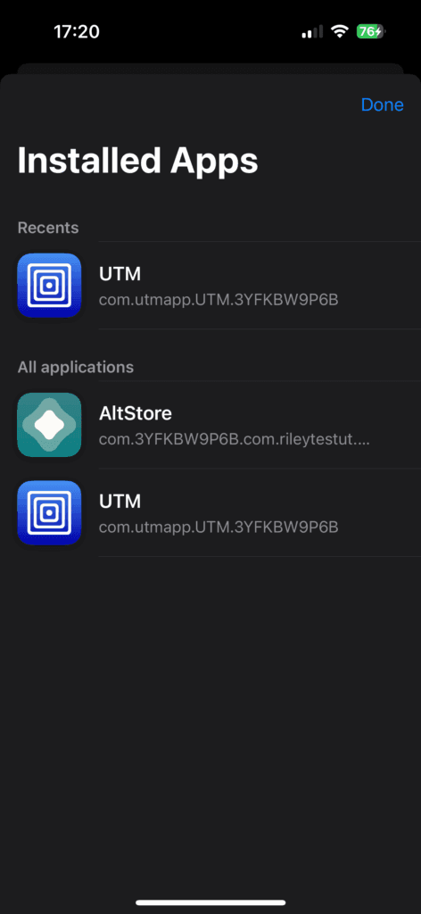 选择要启用 JIT 的软件。